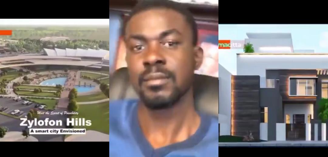 Nana Appiah Mensah Displays Plan For His Multi Million Dollar Estate, Zylofon Hills  – Video