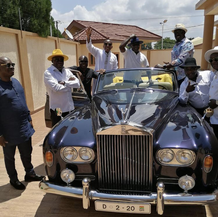 585B8056 2034 4E13 A018 940B9EFEEE07 Money no be Problem as Osei Kwame Despite and his friends Show off their luxurious cars