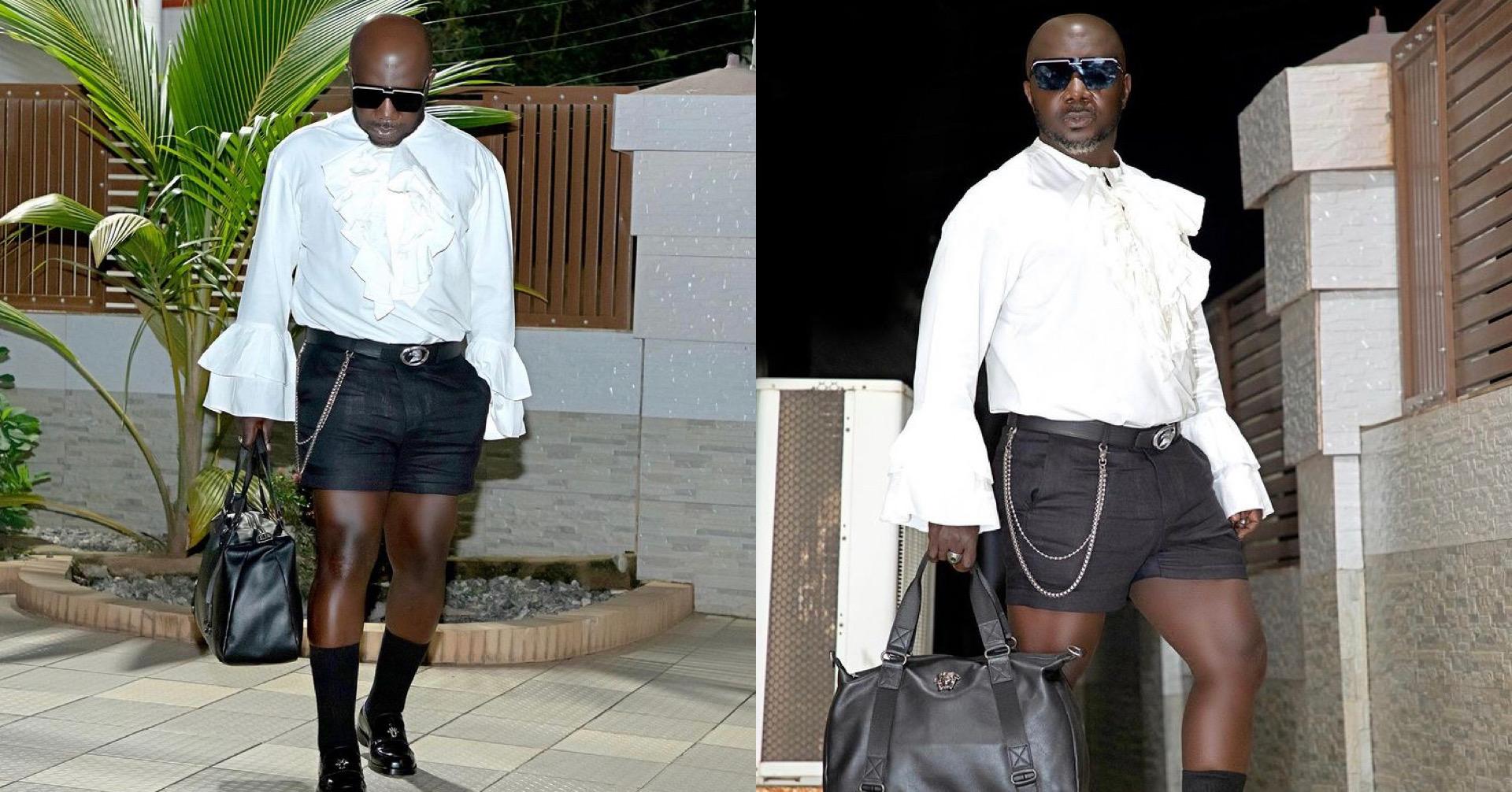 Fashion or M@dness – Osebo stuns social media again with his strange dressing (see Photos)
